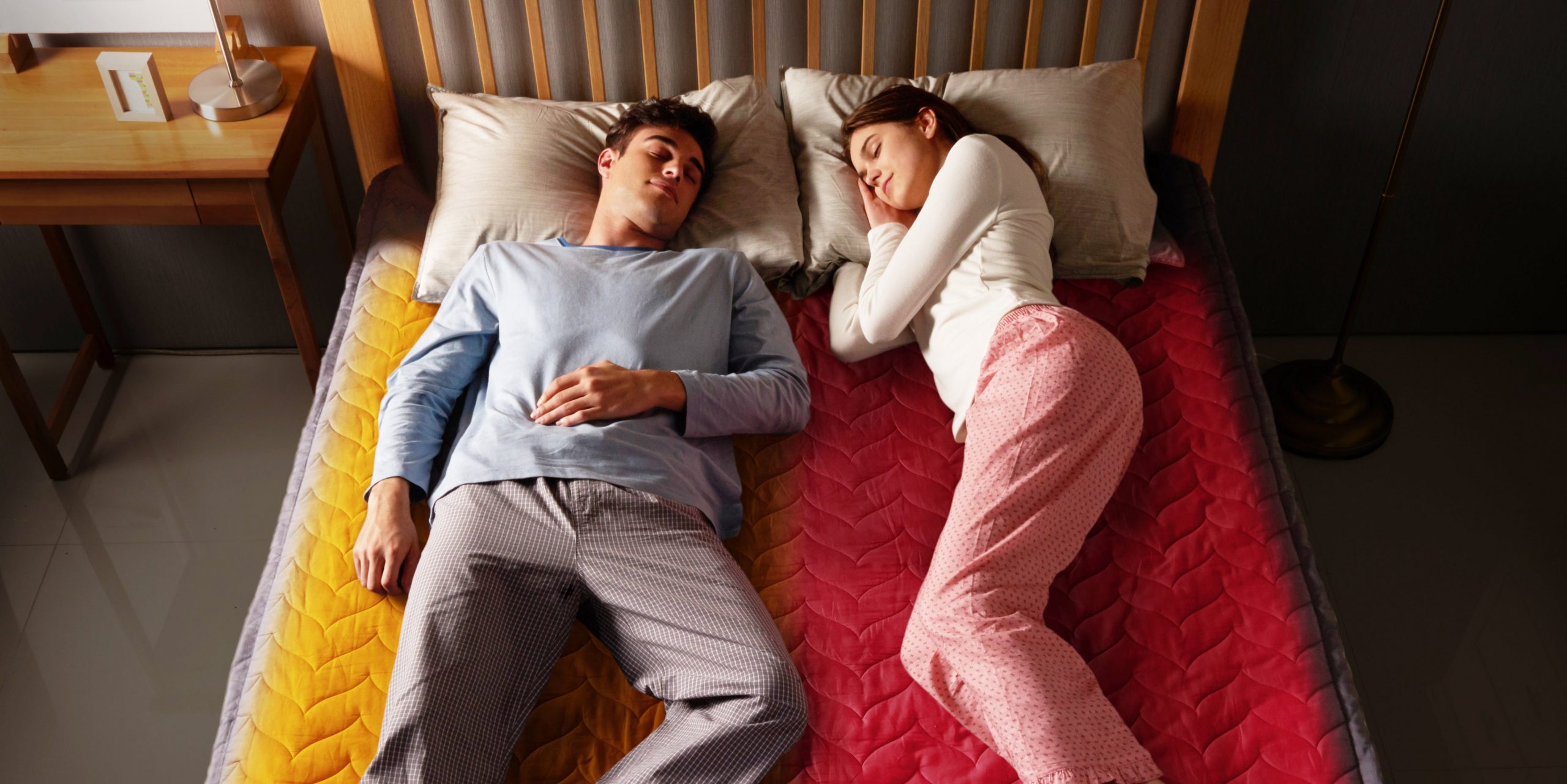Dual Temperature Control Navien Mate Heated Mattress Pad Thermal Blanket For Bed