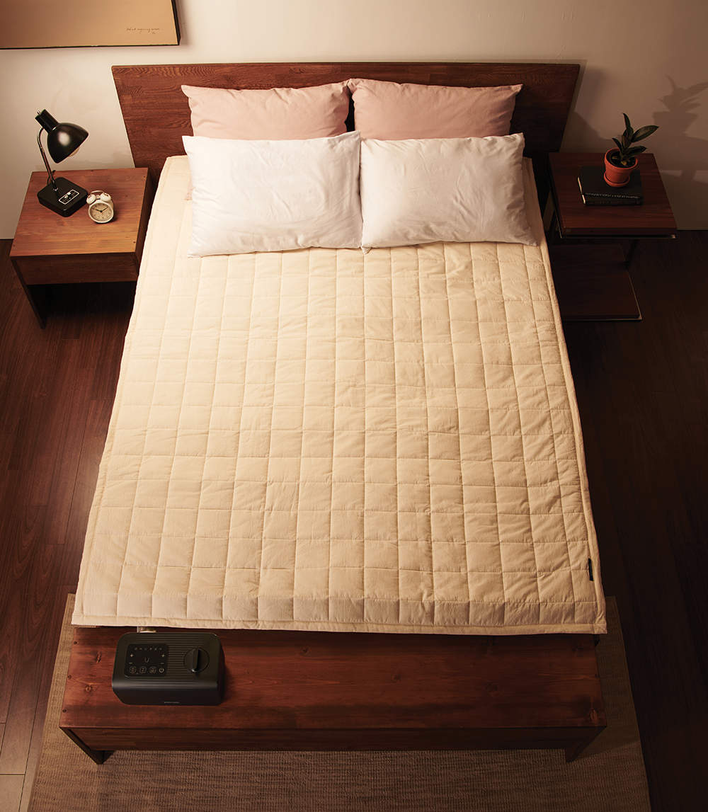 Non-Electric Bed Warmer Pad - Navien Mate - Heated Mattress Pad | Thermal Blanket for Bed